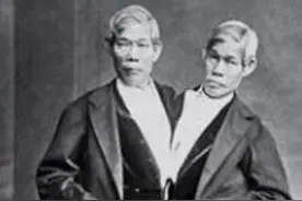 泰国连体兄弟：美国马戏团演出10年，暴富后娶姐妹花生22个娃图片