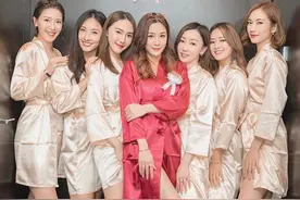 恭喜！28岁香港著名女星今日大婚，伴娘团颜值高每位都是大美女图片