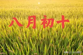 今天八月初十，是晴天好还是下雨天好呢？老祖宗这样说图片