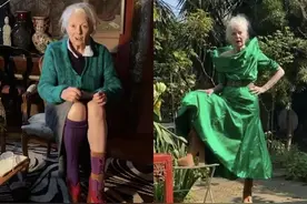 VeraWang一战成名，79岁朋克教母的还击好害羞！居家防疫只穿丝袜图片