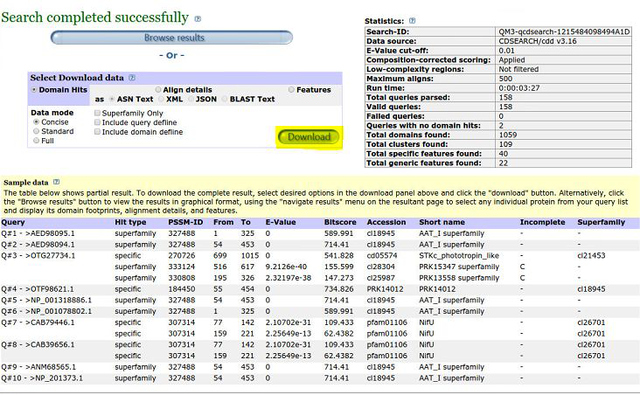 如何利用NCBI预测基因的结构域和保守位点
