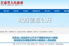 副省长挂帅！甘肃这个重要领导小组有调整图片