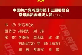 新一届中共湘潭市委和市纪律检查委员会名单图片
