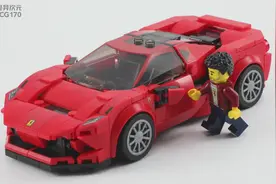 乐高积木 超级赛车 76895 法拉利F8 Tributo超跑 图文评测图片