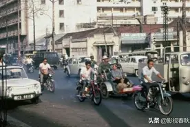 老照片，70年代初的越南西贡，竟这么繁荣、发达图片
