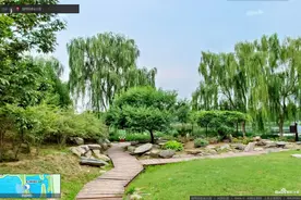 发现木结构｜北京市海淀区圆明园景区防腐木栈道图片