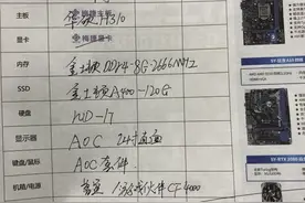 朋友转介绍组装28台电脑，这配置1500元一台，我说不挣钱你信吗？图片