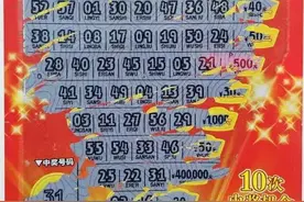 重庆彩民坚持购买刮刮乐10年 喜中40万大奖图片