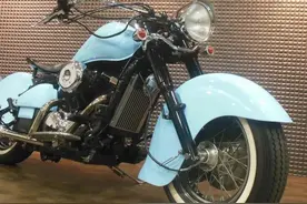 川崎火神400，巡航太子车中的东瀛浪人！经典老车就是有那味道图片