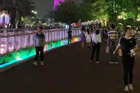 花城夜晚，灯光璀璨，美不胜收图片