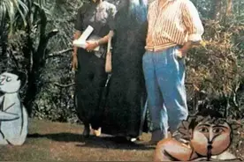 张大千一生沾花惹草无数，独钟情三妹，相约死后邻穴而葬未能如愿图片