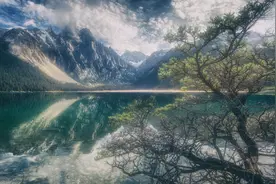 措普沟：想念一个人与一朵盛开的莲花图片