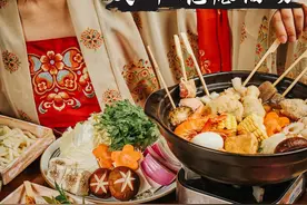 「国潮汉服体验」居酒屋来了！鹅肝和牛寿喜锅、10+食材关东煮..图片