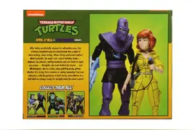 NECA 的忍者神龟卡通两人套 Wave 3 更新包装实物图图片