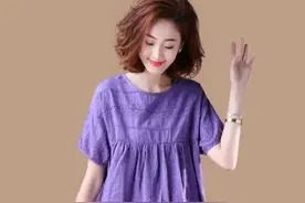 天然棉麻衫+烟管裤，吸汗凉爽，韵味十足图片