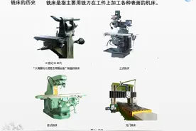 机械加工——认识铣床图片