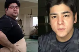 日本小哥减掉半个自己，变身日版彭于晏！完美诠释减肥就是整容啊图片