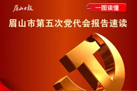 一图读懂丨眉山市第五次党代会报告图片