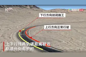 探访兰新线列车与施工者相撞现场：事发于巨大拐弯 火车会提前鸣笛提醒图片