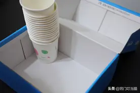 一次性纸杯放进鞋盒里，教你一招变废为宝，放家里还有大妙用图片