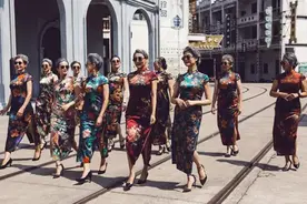 这群漂亮女人，穿旗袍露美腿，一条视频曝光2亿，涨粉40万，凭啥图片