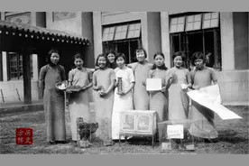 日寇侵占南京时期老照片，金陵女子学院及安全区的难民生活图片