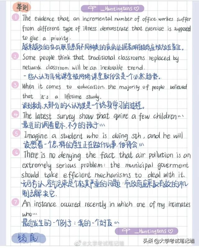 最新英语四六级作文万能模板