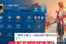 王者荣耀：玩家ID被质疑，起名字是自己的权利，别人有权指责吗？图片