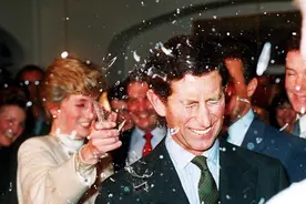 35年前的甜蜜互动：戴安娜拿玻璃瓶子砸查尔斯的脑袋，当众秀恩爱图片