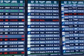 受雷雨天气影响 广州白云国际机场部分航班延误图片