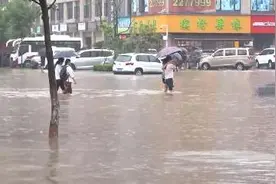 湖北洪湖：强降雨来袭 多部门联动抢排渍水图片