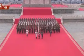 独家V观丨一镜到底看国旗护卫队图片