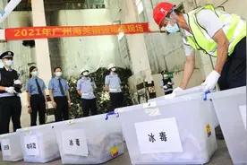 广州海关今日集中销毁走私毒品412公斤图片