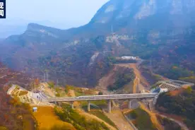翻山越岭！首条纵贯太行山的高铁——郑太高铁开通图片