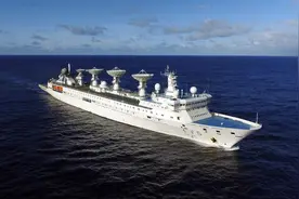 远望5号船在太平洋预定海域单船圆满完成海上测控任务图片