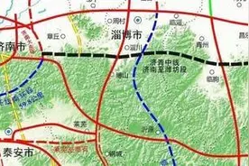 山东济青中线济南至潍坊段高速公路项目今日开工图片