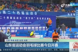山东省运动会羽毛球比赛14日开赛 现场比拼激烈视频封面