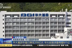 华大基因市值已降至200亿元 华大投资浮盈将超6个亿视频封面
