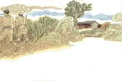 古道·周柏·利津渡图片