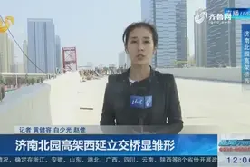 济南北园高架西延立交桥显雏形，市民出行可直达济南西站！视频封面