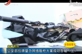安徽青阳：公安部挂牌督办网络贩枪大案成功告破视频封面