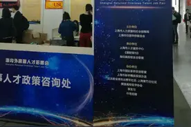 魔都首届海内外高端人才招聘会举行，参会的全是重量级企业和牛人图片