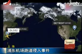 上海：浦东机场跑道侵入事件视频封面