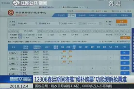 12306春运期间将推“候补购票”功能缓解抢票难视频封面