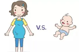 四种孕妈妈与胎儿体型比例对照，这样吃最均衡图片