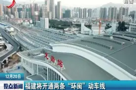 福建将开通两条“环闽”动车线视频封面
