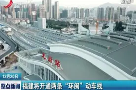 福建将开通两条“环闽”动车线视频封面