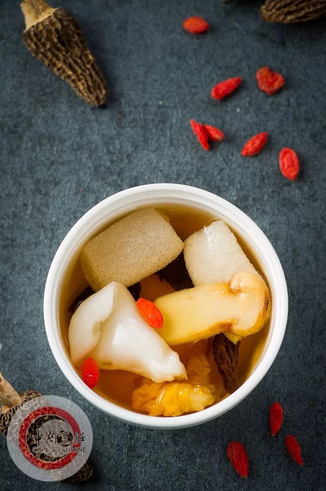 竹笙花胶玉竹 竹笙和花胶