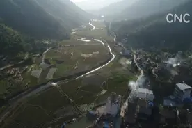 AI合成主播￨福建桃田村的冬日调色盘视频封面