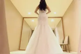 钟丽缇第一次穿婚纱太美了，丰腴多姿很养眼图片